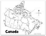 Canada Printable Map