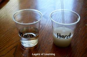 Hard Water Experiment - Layers of Learning