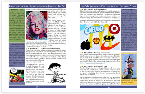 Layers of Learning Unit 4-13 sample pages