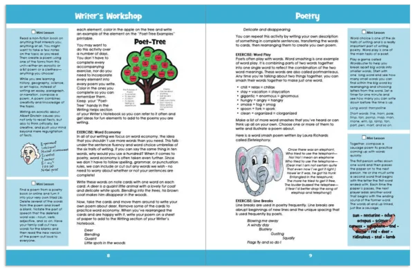 Poetry sample pages