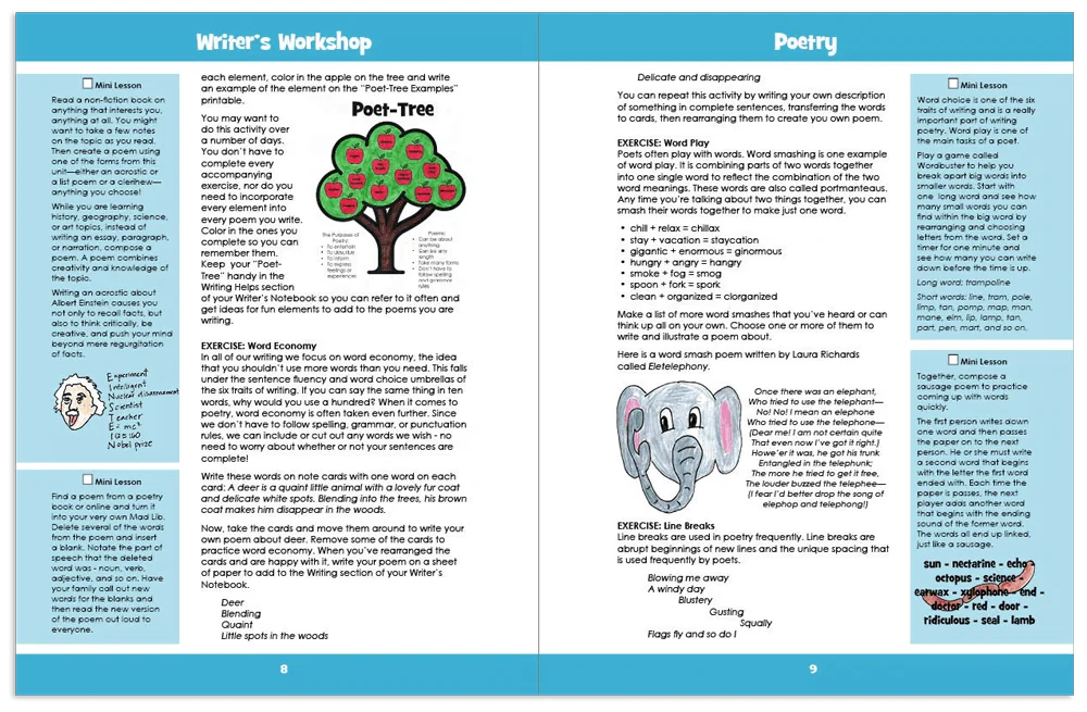 Poetry sample pages