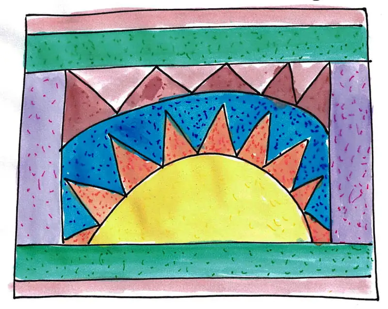 Native American Sand Painting
