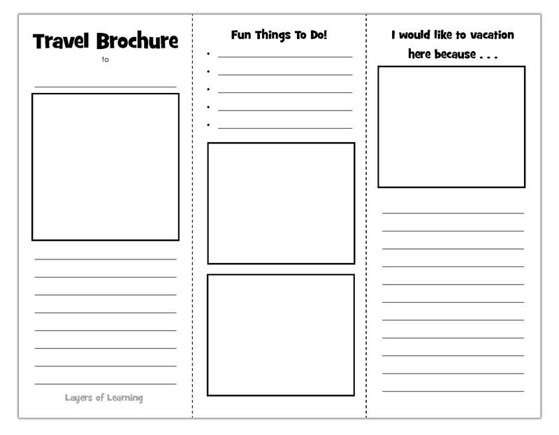 Free Printable Travel Brochure Template For Students Besttravels