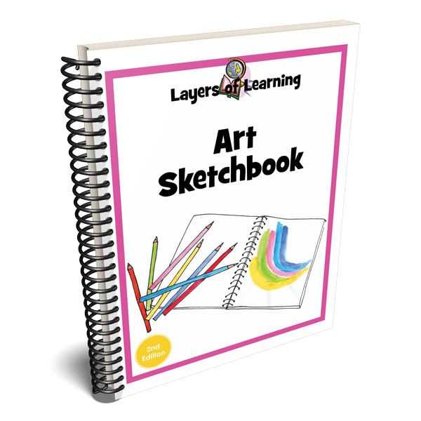 Art Binder Cover Printable / Letter Size / School Binder Cover / Teacher  Binder / Printout / PDF / Homeschool / Sketchpad / Sketch Book 