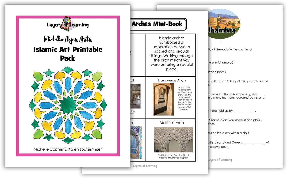Islamic Art Printable Pack sample view