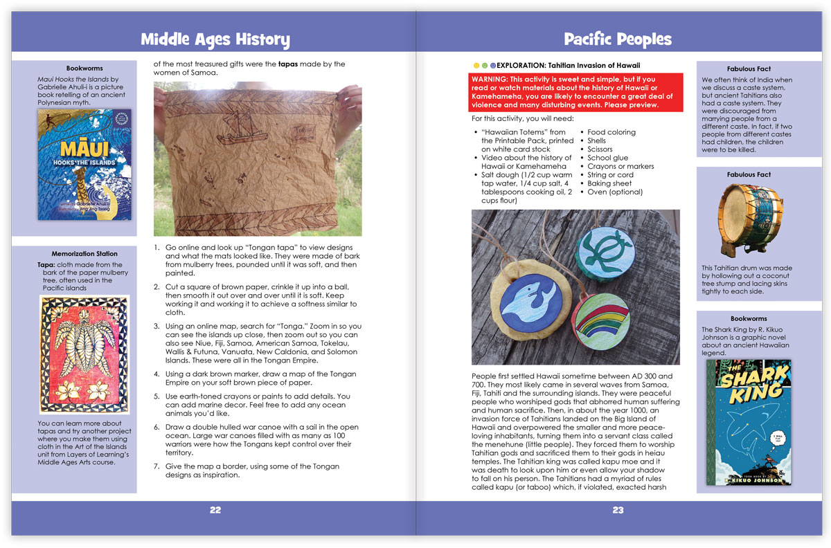 Pacific Peoples two page spread