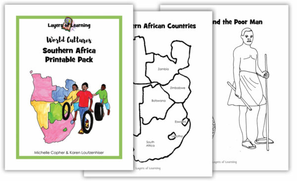 Southern Africa Printable Pack