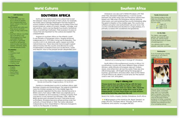Southern Africa spread