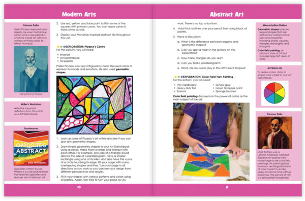 Abstract Art Spread