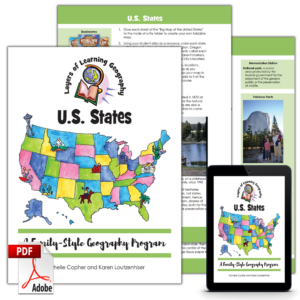 U.S. States geography course cover